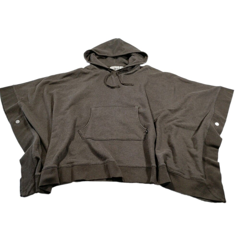 Polo Jeans Co. Ralph Lauren Brown Poncho Hoodie Adult One Size Outdoors Y2K